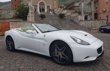 Ferrari califoria matrimonio Napoli