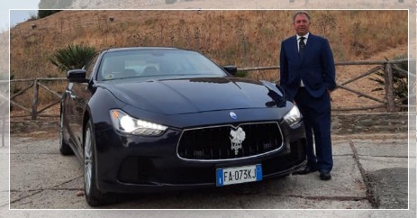 Noleggio Maserati ghibli matrimonio Palermo