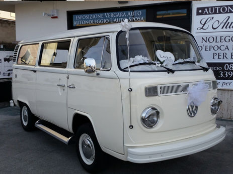 Noleggio atuo epoca matrimonio Napoli Pulmino Volkswagen