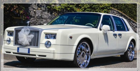 Rolls Royce Phanteon Bianca matrimonio Enna 